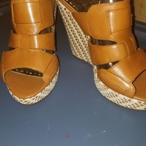4" platform wedge sandals